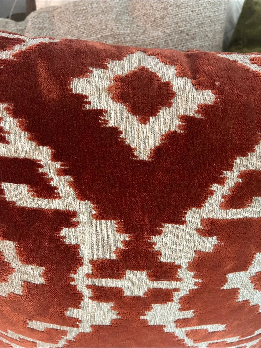 These pillows are from Mathis Brothers, which is a huge furniture store in ca